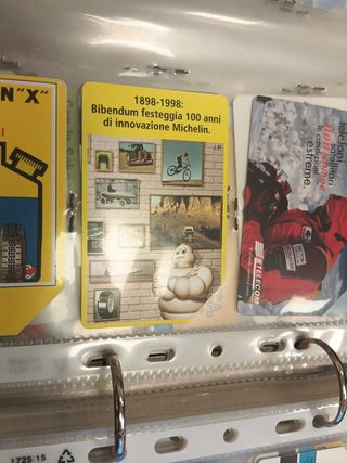 Schede telefoniche serie Michelin rare