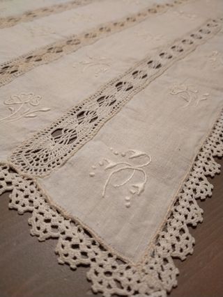 Centro tavola rettangolare uncinetto