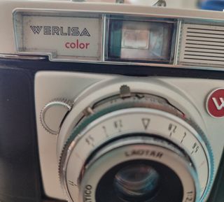 Cámara de fotos vintage Werlisa color