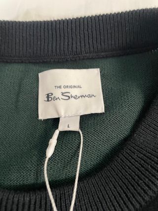 Jersey sueter Ben Sherman nuevo con etiqueta verde
