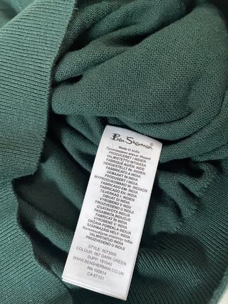 Jersey sueter Ben Sherman nuevo con etiqueta verde