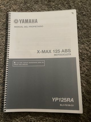 Manual YAMAHA  X MAX 125 ABS