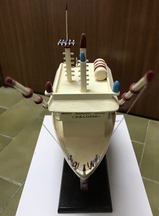 Maqueta barco artesanal