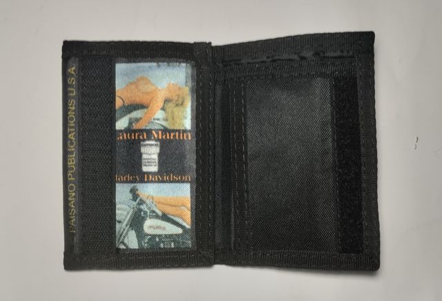 Portafoglio A Strappo Anni 90 "Harley Davidson"