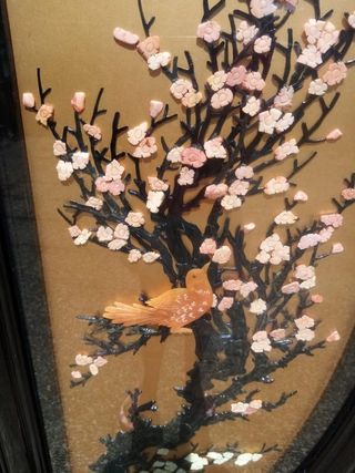 Biombo separador oriental.