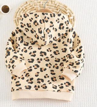 Sudadera bebé leopardo