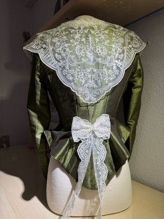 Corpiño verde de fallera