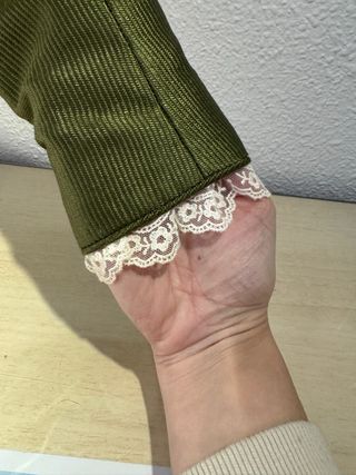 Corpiño verde de fallera