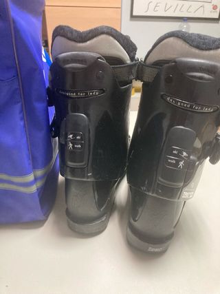Botas de esquiar mujer color negro