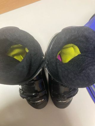 Botas de esquiar mujer color negro