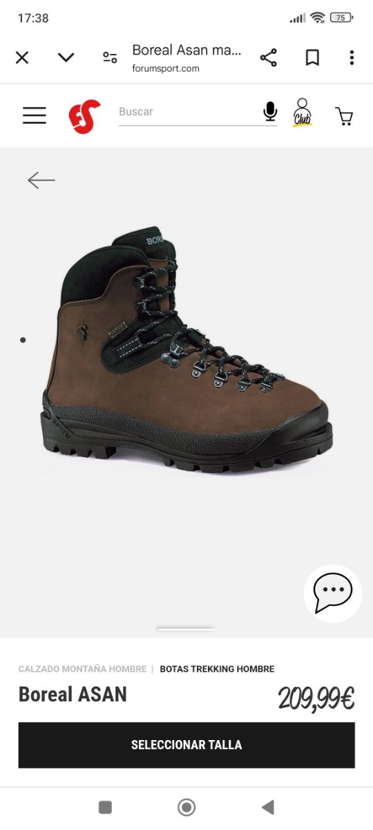 Botas Boreal Asan 41