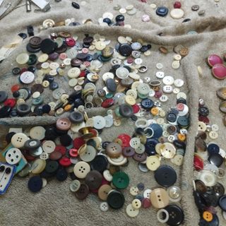 Lote de botones antiguos