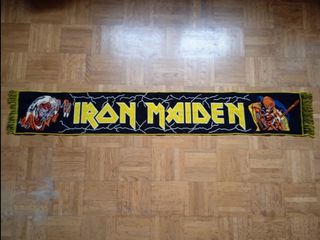 Bufanda Vintage De Iron Maiden - Años 80-90