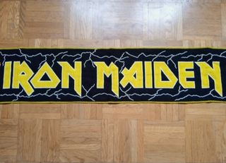 Bufanda Vintage De Iron Maiden - Años 80-90
