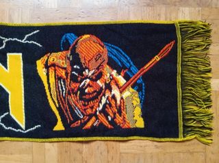 Bufanda Vintage De Iron Maiden - Años 80-90