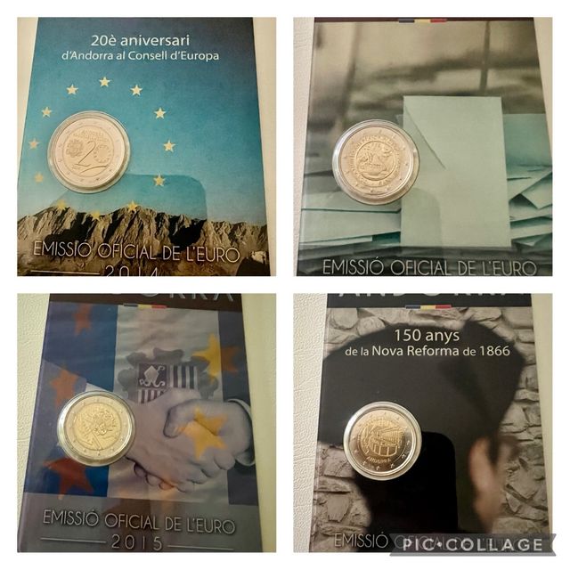 Monedas conmemorativas de Andorra más series