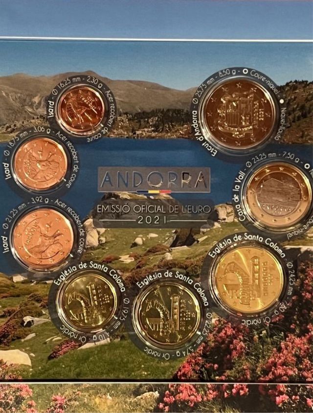 Monedas conmemorativas de Andorra más series