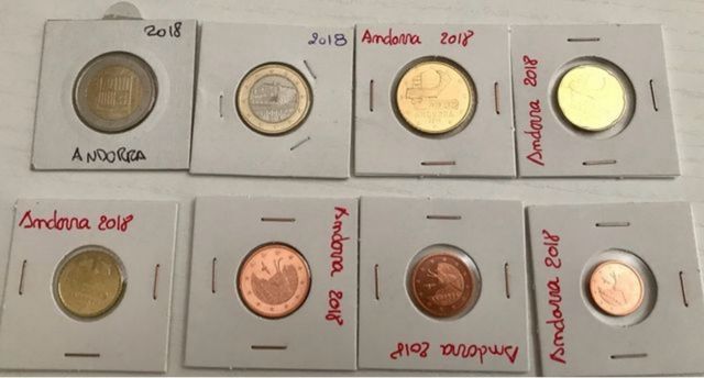 Monedas conmemorativas de Andorra más series