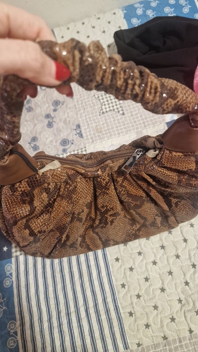 Bolso piel ante animal print