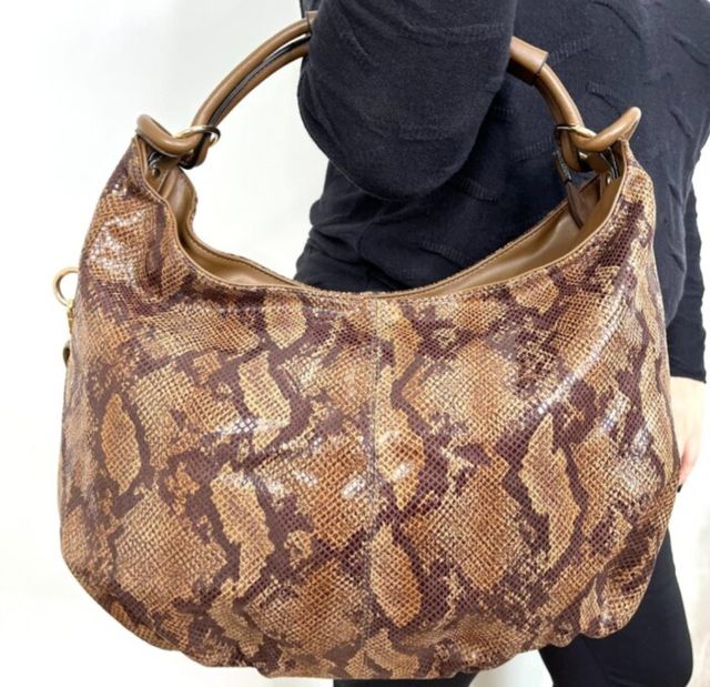 Bolso piel ante animal print