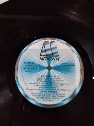Vinilo Steve Wonder - On Square Circle