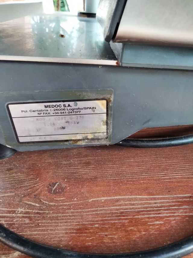 Maquina cortadora chacina