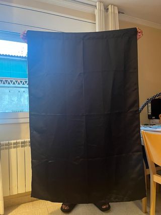 Cortina negra marca deconovo