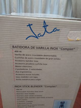 Batidora más picadora a estrenar JATA