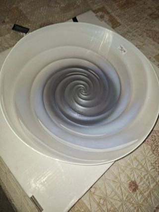 Vassoio centrotavola in vetro Vivat