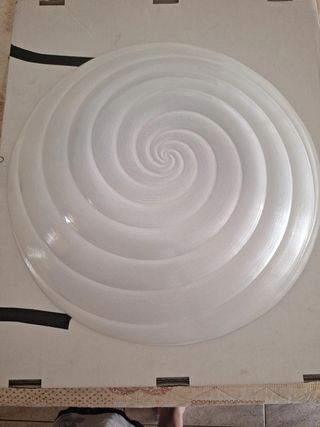 Vassoio centrotavola in vetro Vivat