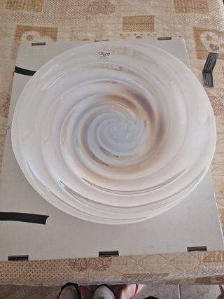 Vassoio centrotavola in vetro Vivat