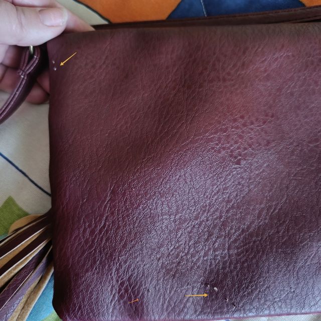 Bolso bandolera granate