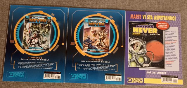 Trilogia fumetto Nathan Never Deep space rari!