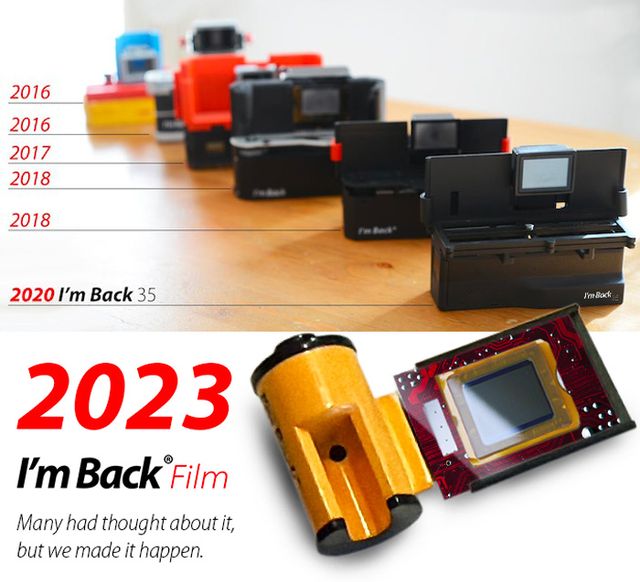 Respaldo digital para cámaras anlógicas I´M BACK