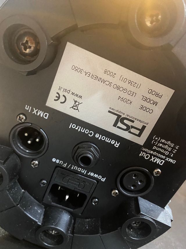 PSL ea3050 gobo scanner