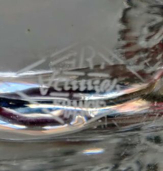 Cenicero ART vannes, FRANCE. Figura LEON cristal