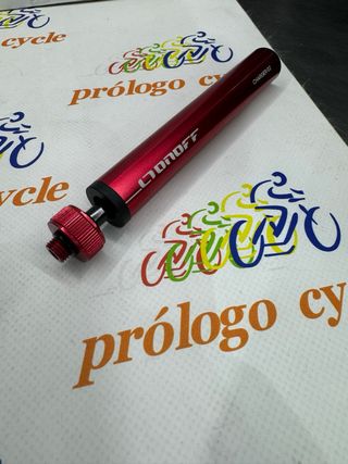 Bomba aire bici onoff roja co2