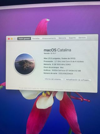 IMac 21’5 2Tb SSD SOLIDO