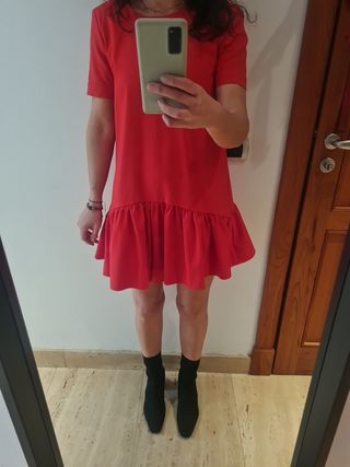 Vestido mini rojo Kling