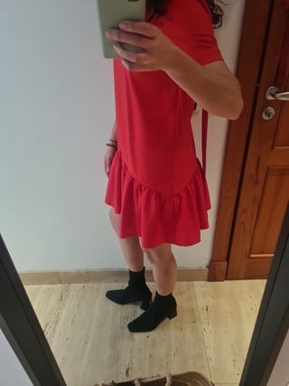 Vestido mini rojo Kling