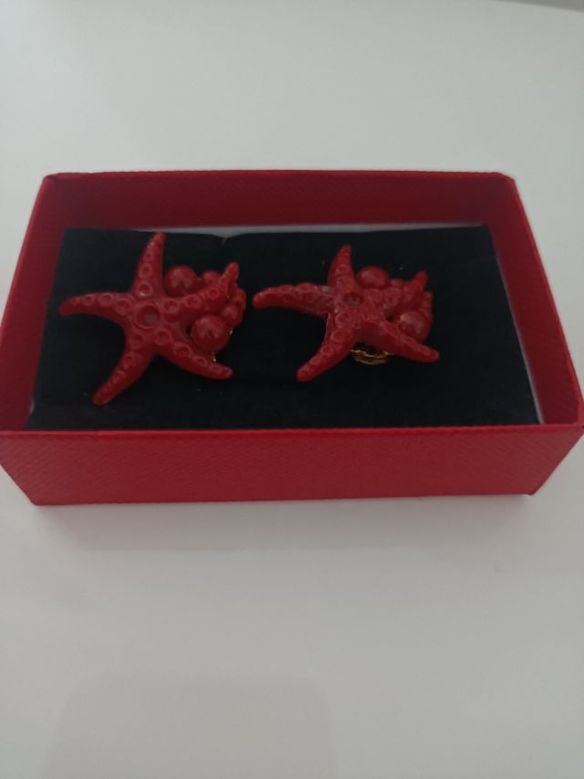 Orecchini a clips stella marina 