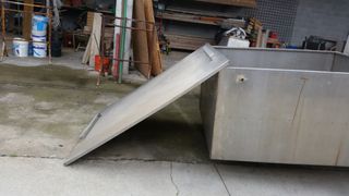 Cisterna in acciaio inox rettangolare