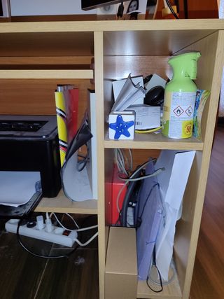 Mesa pc color madera