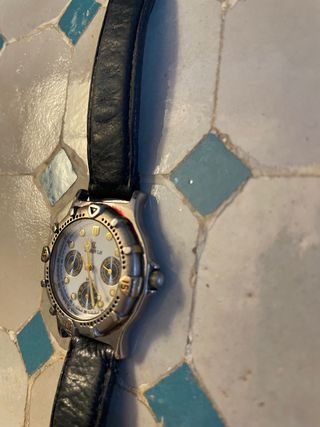 Reloj de pulsera Christian Lay plateado y negro