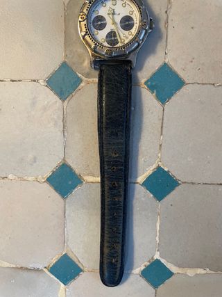 Reloj de pulsera Christian Lay plateado y negro