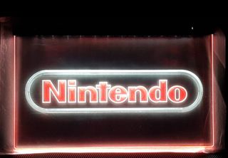 Cartel Led Bicolor Nintendo