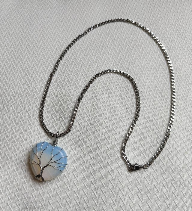 Ciondolo a cuore con "Albero della vita"