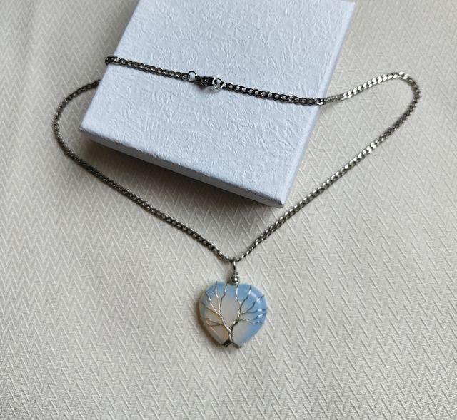 Ciondolo a cuore con "Albero della vita"