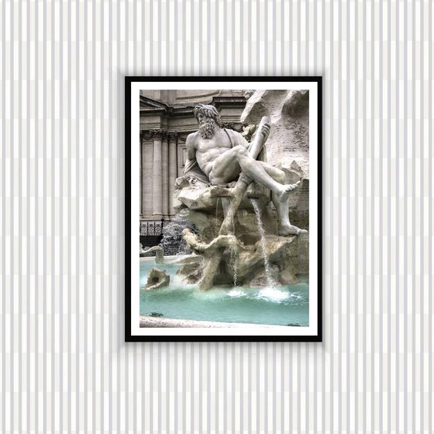 Quadro fotografico Fontana dei Quattro Fiumi,Roma 
