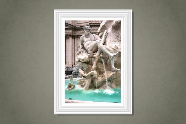 Quadro fotografico Fontana dei Quattro Fiumi,Roma 